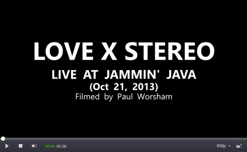 Love X Stereo live at Jammin' Java