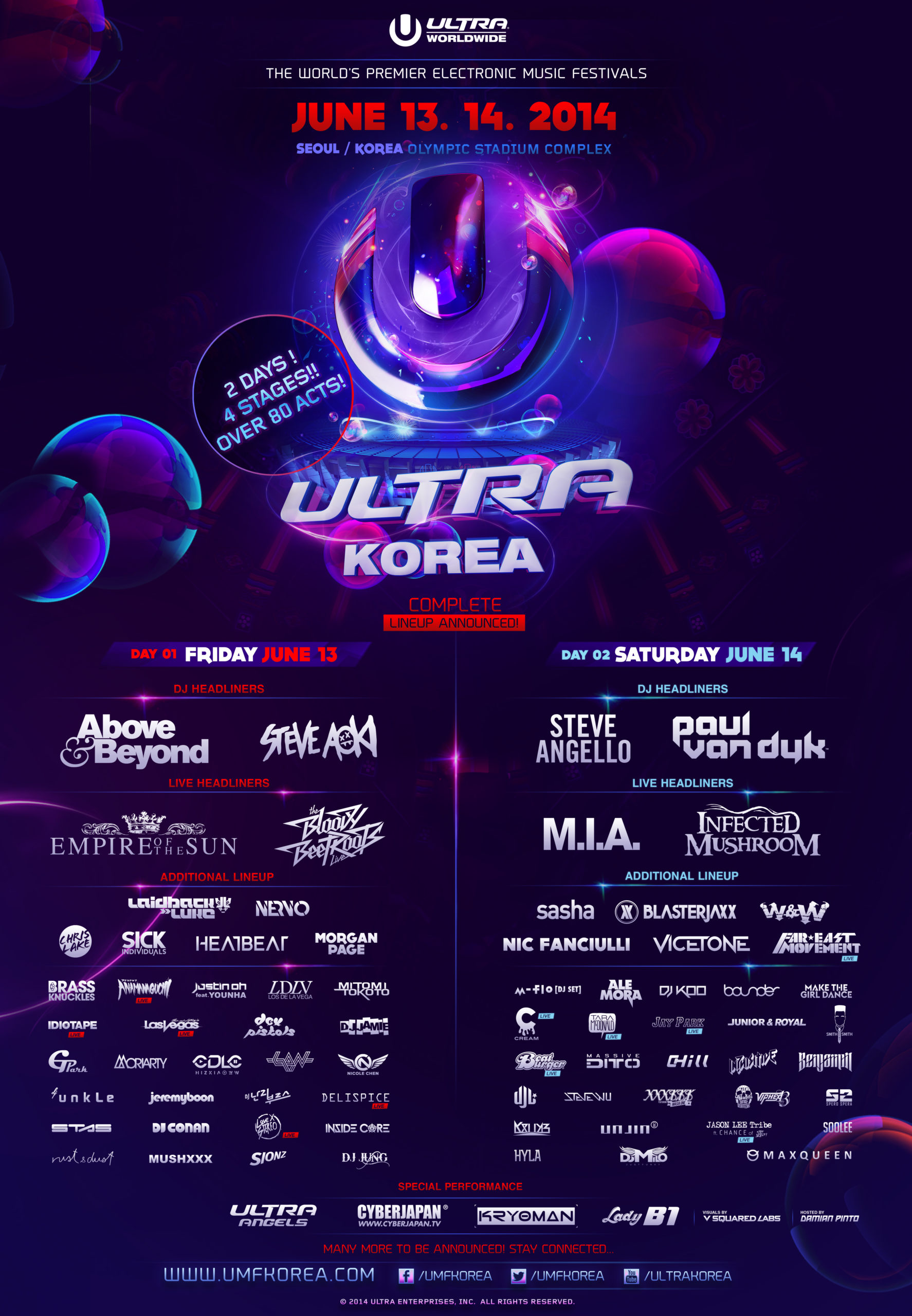 Love X Stereo performing at Ultra Music Festival Korea 2014!
